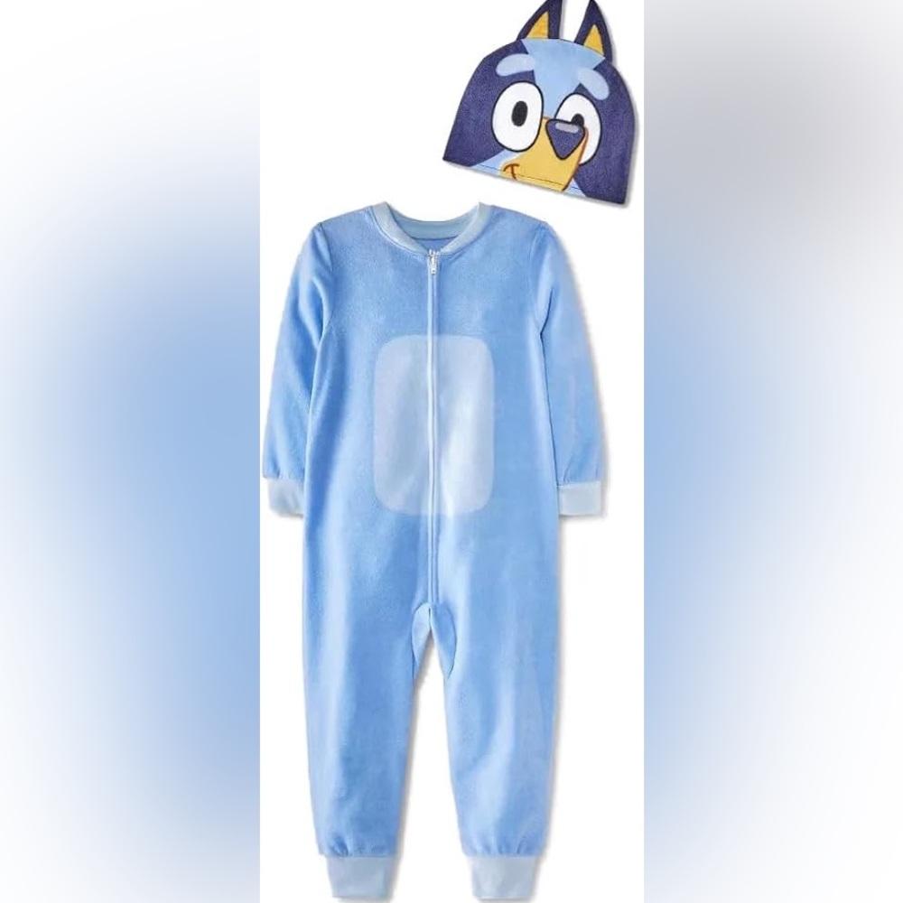 Bluey Kids onesie Pajama with hat